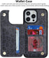 iCoverCase for iPhone 14 Pro Max with Card Holder, RFID Blocking PU Leather Protective Wallet Case for iPhone 14 Pro