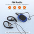 AGPTEK 64GB MP3 Clip Player with FM Shuffle, Portable Music Player with Sweatproof Silicone Case for Sports