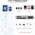 SUNTRSI SD Card Reader for iPhone iPad, Micro SD Card Reader Memory Card Reader with USB Adapter Plug and Play Trail