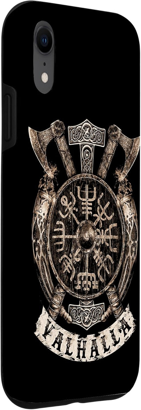 iPhone XR Viking Vegvisir Valhalla Norse Mythology Case