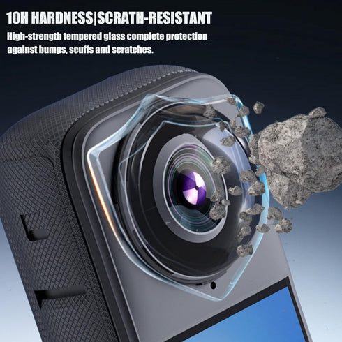 Insta360 X4, 10H Premium Lens Guards for Upgraded Optical Performance Scratch-resistant Higher Transparency Tempered