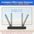 Yibracki Heavy Duty Soundbar Mount for Sonos Ray TV Mount - Height Adjustable Soundbar TV Mount for Sonos Ray Mounting