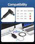 45W Charger for HP Laptop, Blue Tip, Compatible with Pavilion x360 11 13 15, Zbook 14u G4 G5, Notebook 15