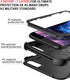 Diverbox Heavy Duty Shockproof Phone Cover for Apple iPhone 8 Plus & 7 Plus, Dust-Proof Protection - Black