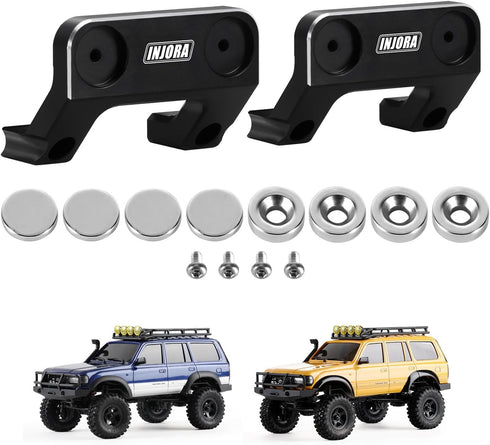 FCX18 LC80 1/18 INJORA Magnetic Body Mount Invisible Body Post for FMS RC Crawler Upgrade