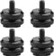 Camera Hot Shoe Mount to 1/4"-20 Tripod Screw Adapter,Flash Shoe Mount for
