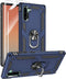 Samsung Galaxy Note 10 Case with HD Screen Protectors, Military-Grade Metal Ring Holder Kickstand, Shockproof Cover