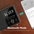 mooas Retro Bluetooth Radio Speaker - Vintage Charging Desk Clock, Portable FM Radio with Hands-Free Calling