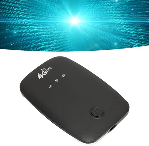 ciciglow 4G 140 Countries Mobile Hotspot Router, Portable Router with SIM Card Slot, Pocket Device with LED Display