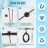 100 HOMAR magnetic zip tie mount Magnetic Zip Ties Mount Base Holder with Pcs Cable Zip Ties, Strong Magnet Wire