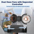 5V/2A 3 360 Hayousui Backseat Car Fan for Kids: Battery & USB Powered Rear Seat Car Cooling Fans, Speed Independent