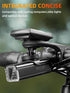 ROCKBROS Out Front Mount, Compatible with Garmin, iGPSPORT - Bike Handlebar 1.26’’-1.38’’/ 32-35mm