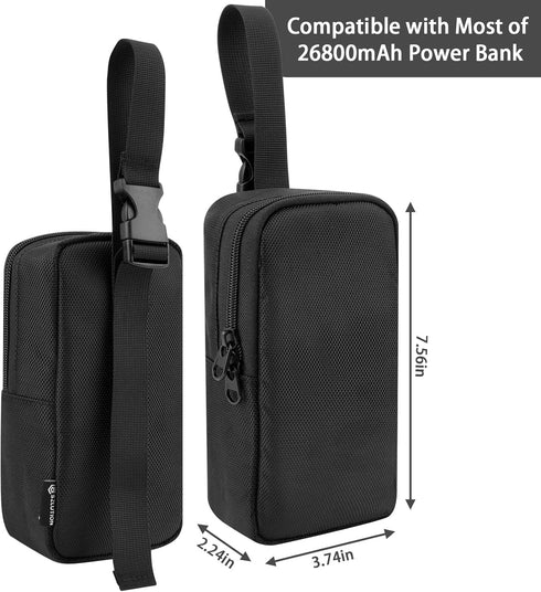 Power Bank Travel Case for Anker Power Core 26800mAh, Storage Carrying Case for External Battery