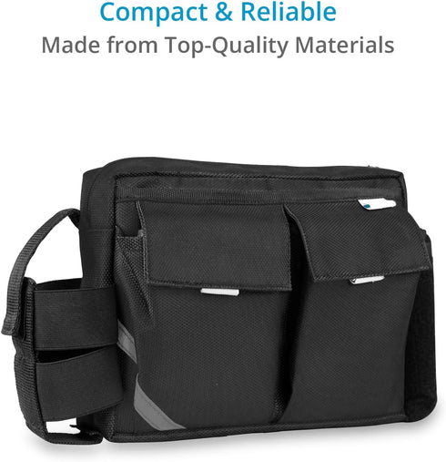 PROAIM Cube-111 AC Pouch (Large) for Camera Assistants, Zippered Top Opening, External Pocket for Extra Storage