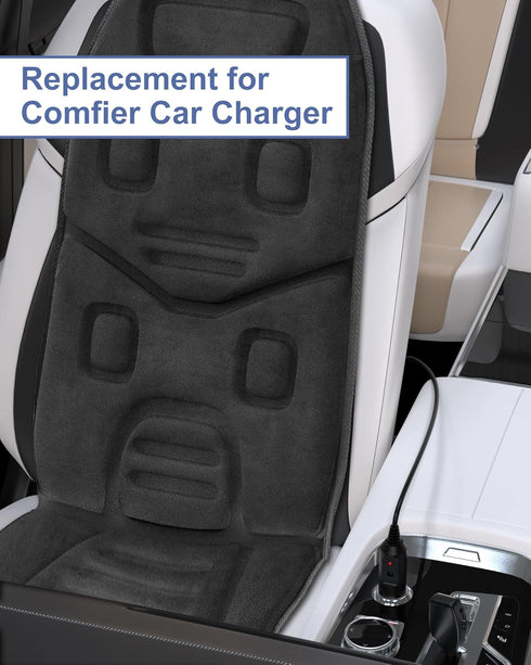Replacement for Comfier Car Adapter, 12V Charger for Comfier Car Massage Seat and Back Massager Chair