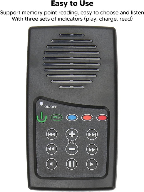 Zopsc 8G 350mAh Solar Powered Bible Reader, Portable Electronic Bible Audio Player Built in Capacity for Seniors