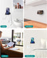 HomeMount Wall Mount Phone Holder, Hands Free Adhesive Strip Phone Holder for Bedroom, Living Room, Kitchen, Compatible