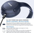 RUNOLIM Hybrid Active Noise Cancelling Headphones, 65H Playtime, Built-in Microphone, Bluetooth Wireless Over Ear