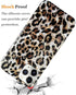 J.west Sparkly Animal Leopard Print Case for iPhone 13 Pro 6.1 inch - Vintage Cheetah Glitter TPU Slim Protective Cover