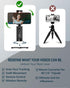 360 1/4-Inch Auto-Tracking Phone Tripod, Rotation Auto Face Tracking Tripod with Gesture & Remote Control, Cell Phone