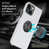 PELEPUES Shockproof Case for iPhone 13, Military Grade Cover with Embedded Finger Ring and Reinforced Metal Stand