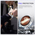 Goton Waterproof Case for Galaxy Watch 7, Tempered Glass Face Cover Compatible for Samsung Watch 7