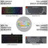 Geekria Keyboard Stands, Transparent Acrylic Mechanical Keyboard Display Stand, Gaming Keyboard Holder