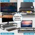 Monitor Stand with Drawer, 2-Tier Riser with Phone Holder and Cable Management, Desk Organizer Stand for Home & Office