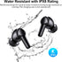 Lanteso Wireless Earbuds, Bluetooth Ear Buds with Mics, IPX5 Waterproof, Touch Control, Bass Sound for iPhone Android