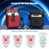 Airpods 1st and 2nd Generation Protective Cases, Full Body Shockproof Hard Case with Keychain (Red)