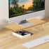SRTFINE Monitor Stand Riser 2.16/3.34 Inch 2 Height Adjustments Acrylic Stand with Installation