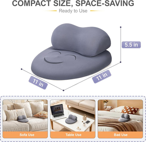 Packaging Phone Stand Pillow, Soft Memory Foam Cell Phone Holder for Bed, Couch & Home, Hand Rest Pillow for Gaming