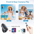 Kefotic Wireless Ring Remote for iPhone Android Camera with Zoom. Phone Front/Rear Camera Flip Shutter, Must Have