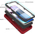 Annymall for Moto One 5G Ace Case with Screen Protector, Rugged Triple Layer Shockproof Heavy Duty Phone Case Cover