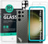 Ibywind 2 Pack Screen Protector for Samsung Galaxy S24 Ultra 5G, 9H Hardness Tempered Glass with Camera Lens Protector