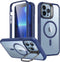 ESR Magnetic Case for iPhone 13 Pro Max, Full-Body Military-Grade Drop Proof with Built-in 9H+ Tempered Glass Screen