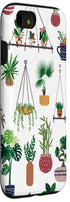 Boho Nature Art Case for iPhone SE (2020) / 7 / 8 - Indoor and Outdoor Plant Illustrations