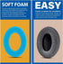 Replacement Earpads for HD650, HD660 S, HD600, HD6XX, HD58X, HD580, HD565, HD545, HD535 Headphones by TRANSTEK (Grey