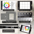 31") Artist Viewfinder and Color Checker Passport with Lanyard (Measures up to Pocket Color Wheel, Gray Scale Value