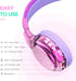 QearFun Bluetooth Headphones for Kids, Wireless Headphones with Built-in Mic, Aux Cord, USB C, Bluetooth 5.3
