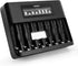 Tenergy TN480U 8-Bay LCD Display Fast Charger for NiMH/NiCD AA AAA Rechargeable Batteries