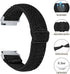 RuenTech 2 Pack Elastic Bands for OYV TGW008/Kuizil T70 Smart Watch Band, Adjustable Nylon Straps Replacement