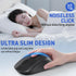 Yeemie Pro 19 3 2.4GHz Wireless Number Pad and Mouse Combo, Key USB Keypad and Adjustable DPI Silent Mouse, Ultra Slim