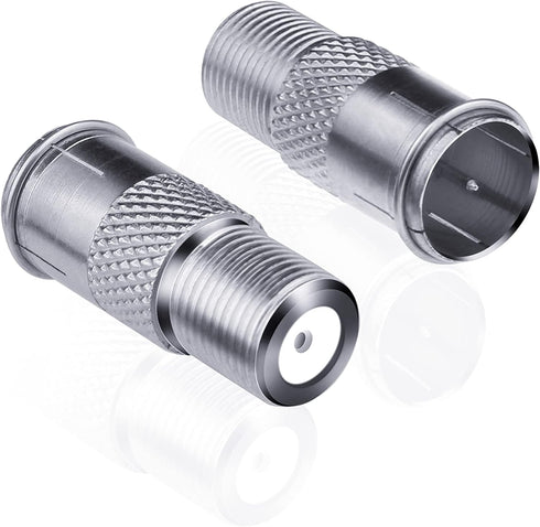 Coax Quick TV Connector, 7 Pcs Coaxial Push on Plug F Type Quick Connect Cable TV Connectors