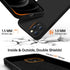 iPhone 12 Pro Case - Black Liquid Silicone Shockproof, Enhanced Camera Protection, Soft Microfiber Lining, 6.1" for All.
