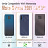 Likiyami (3in1 for Motorola Moto G Pure 2021 Case Heart Women Girls Girly Cute Luxury Pretty with Stand Phone Cases Blue and Gold Love Hearts Aesthetic Cover+Screen+Chain for Moto G Pure 2021 6.5"