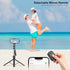 NOOX 67" 1/4 Selfie Stick Tripod for iPhone with Remote Control, Phone Holder and Screw, Extendable Travel Essentials