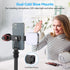UTEBIT 1/4" 180 360 17 16 15 14, Universal Phone Tripod Mount with Cold Shoe Mount, Thread Tilt Rotation Support