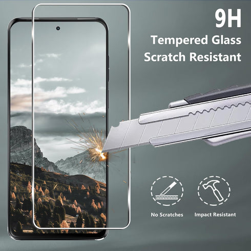 Moto G Stylus 5G 2023 Screen & Camera Lens Protector Pack - 9H Tempered Glass, Anti-Scratch, Easy Install, Bubble-Free.