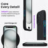 ORNARTO iPhone 15 Case 6.1" - Slim Liquid Silicone, 3 Layers, Soft Gel Rubber, Anti-Scratch, Shockproof, Black.